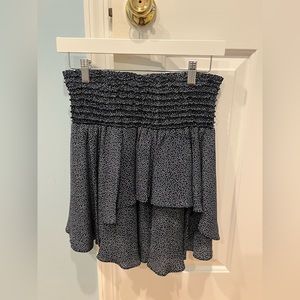 Tiered silk skirt, womens xs, silk 🐟🍓